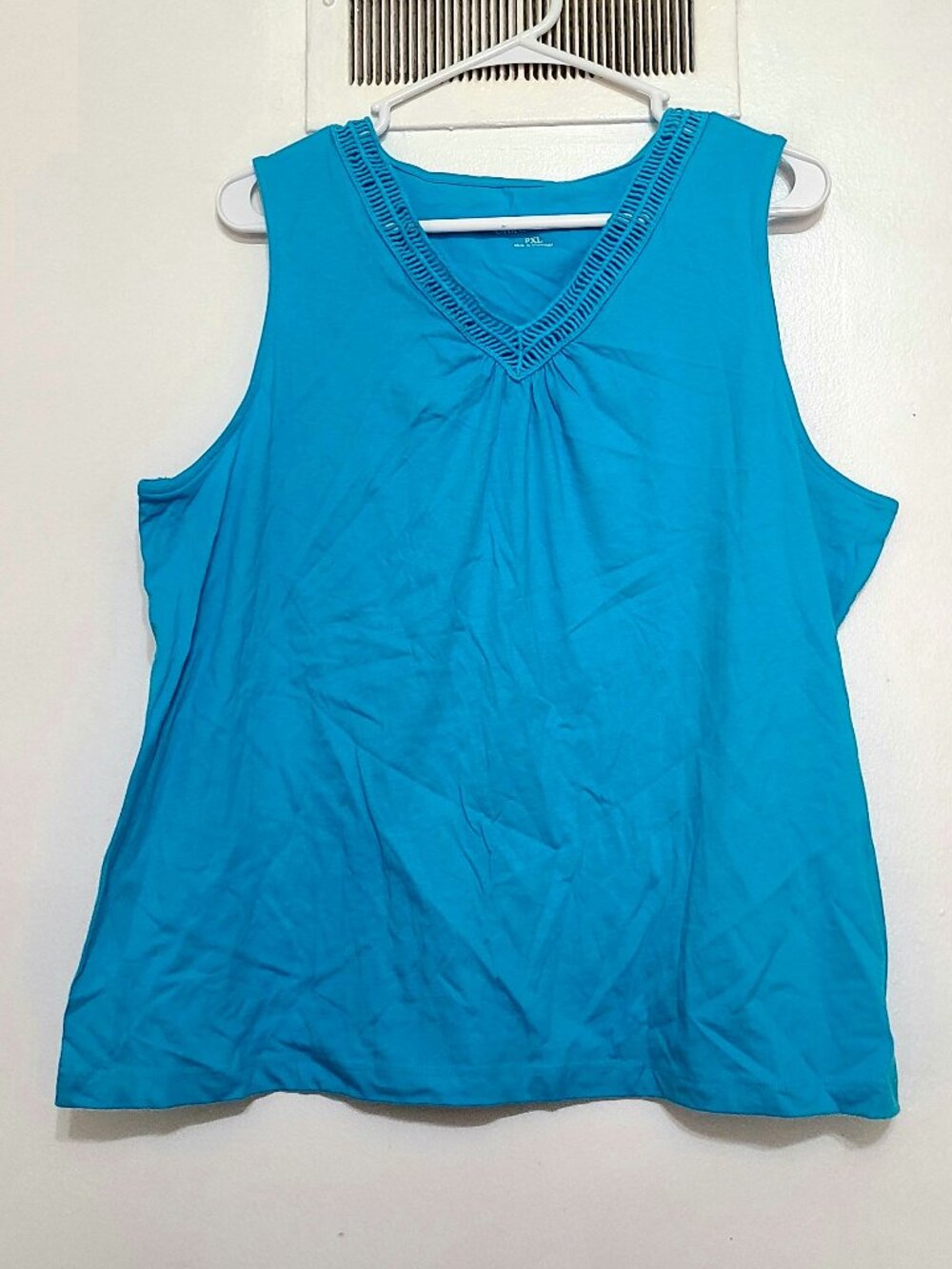 Turquoise Sleeveless Summer Top